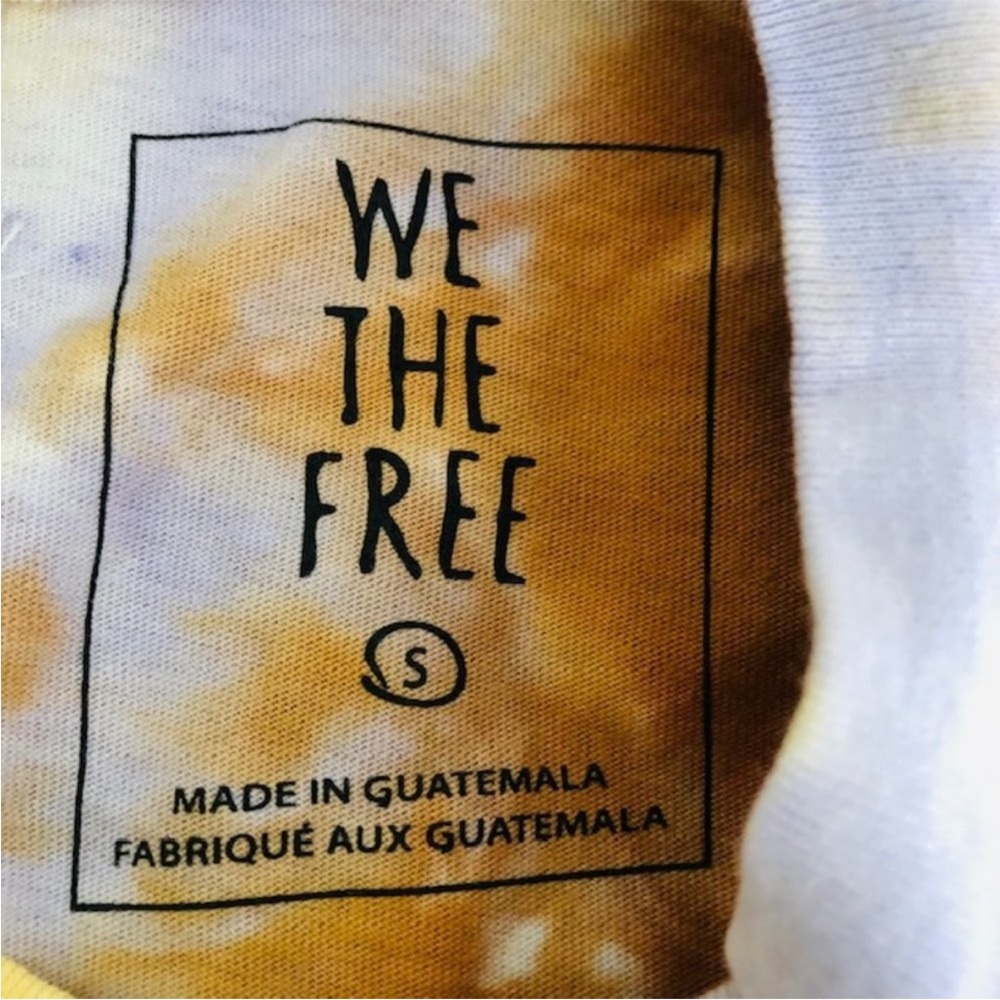 Free People/We The Free - Be Free Tie-Dye Long Sleeve Tee (Oversized) NWT - Picture 11 of 14